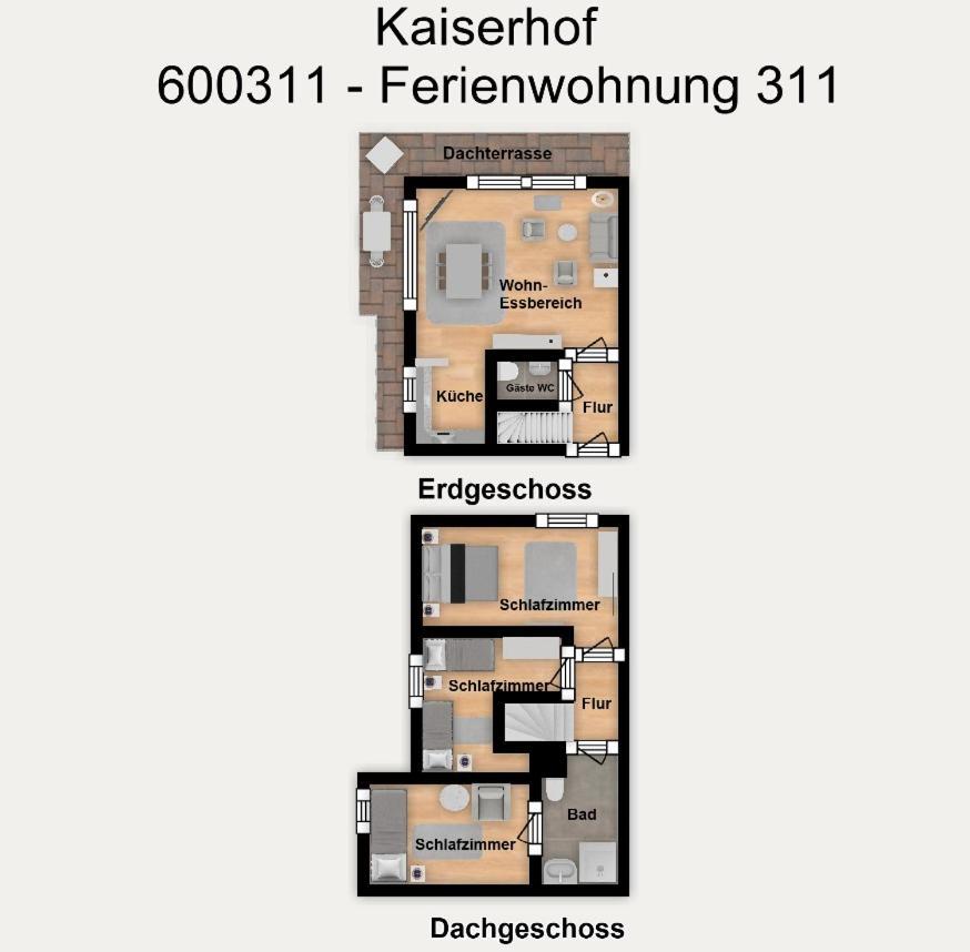 Kaiserhof Ferienwohnung 311 Wangerooge Exteriér fotografie